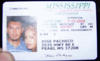 Jose Pacheco : Worst fake ID ever