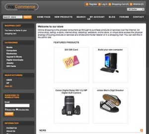 nopCommerce-comparison NopCommerce Shopping Cart